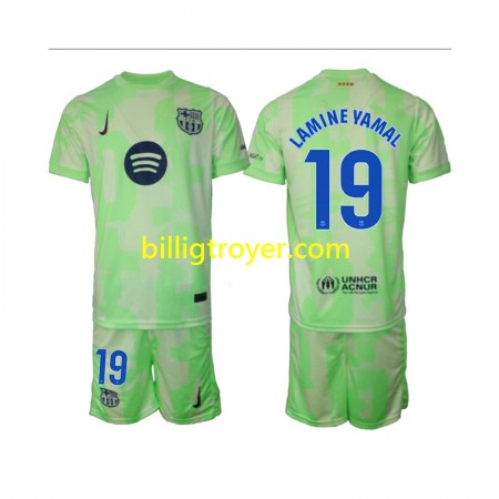 Billige Fotballdrakter FC Barcelona Lamine Yamal 19 Barn Tredjedraktsett 2024/25 Kortermet